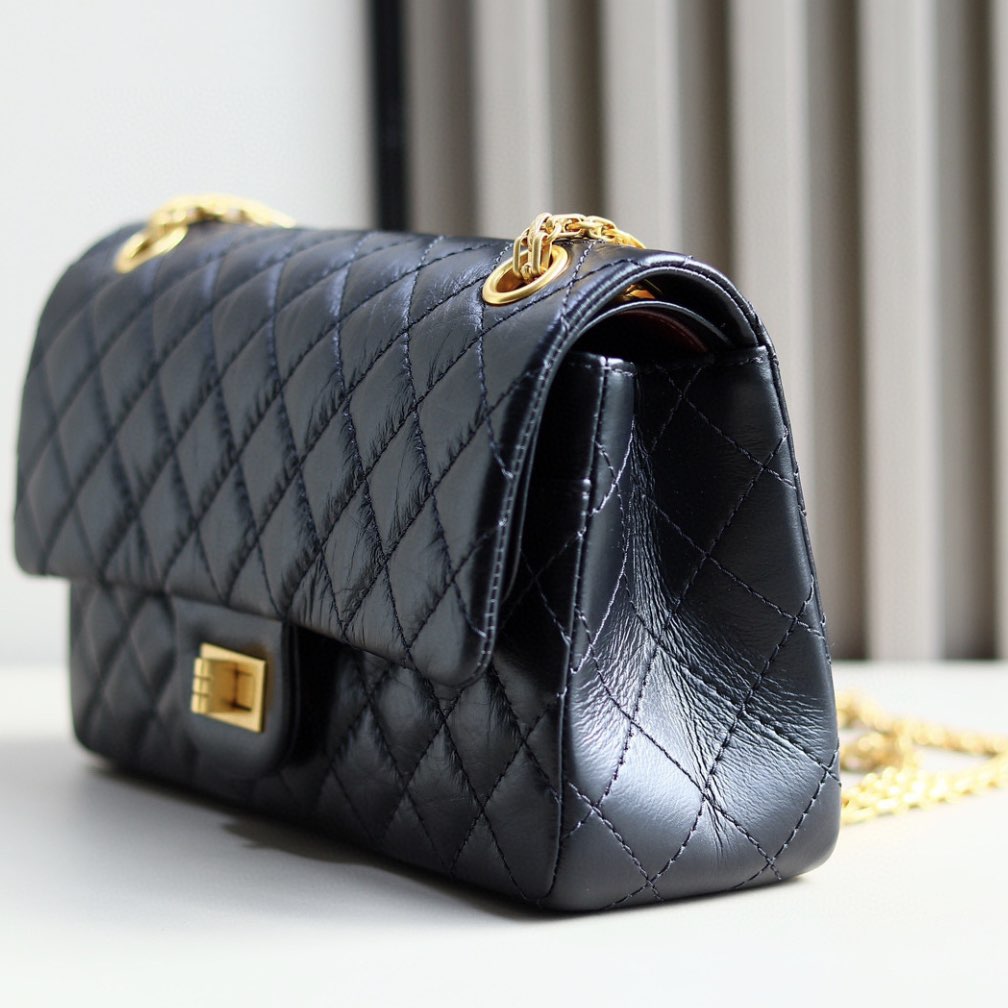 CC 2.55 Handbag, Black A37586