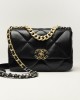 CC 19 Handbag,  Black AS1160