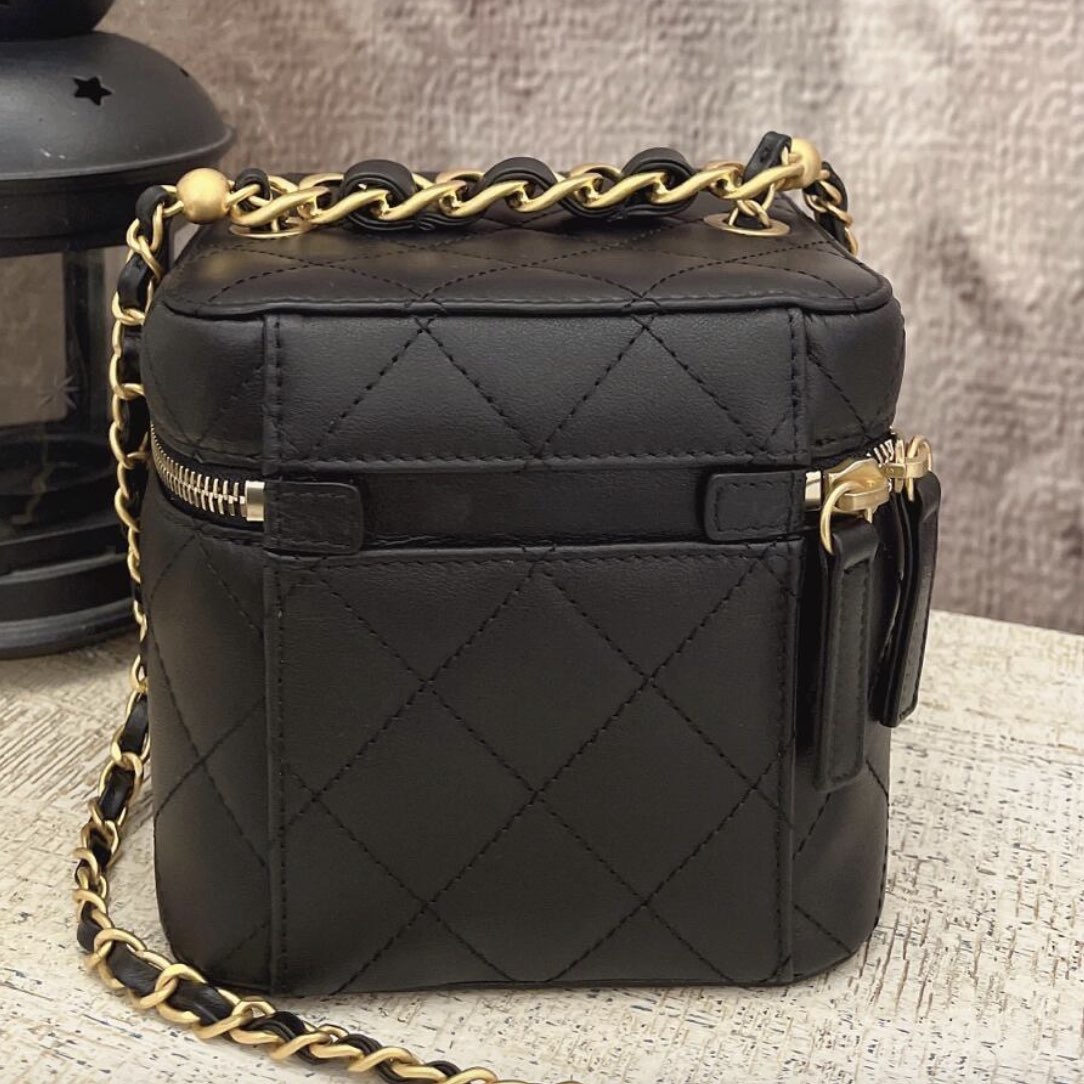 CC Small Box Bag, Black