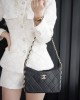 CC Chain Hobo Bag, Black