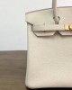 Hermes Birkin Togo Calfskin Cow Leather Platinum Handbags 