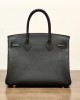 Hermes Birkin Togo Calfskin Cow Leather Platinum Handbags 