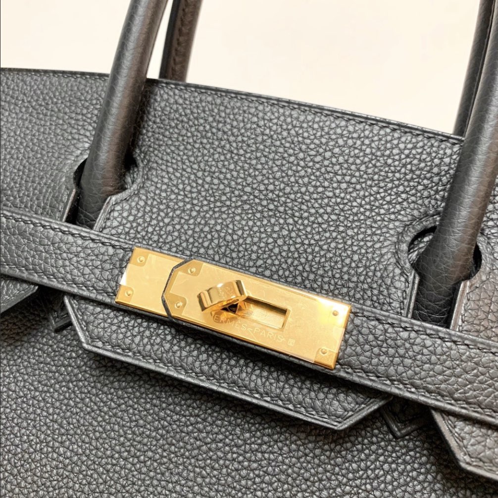 Hermes Birkin Togo Calfskin Cow Leather Platinum Handbags 