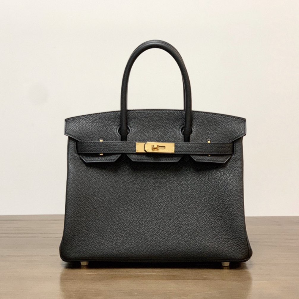 Hermes Birkin Togo Calfskin Cow Leather Platinum Handbags 