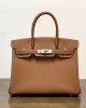 Hermes Togo Leather Birkin 30 Handbag In Brown