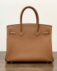 Hermes Togo Leather Birkin 30 Handbag In Brown