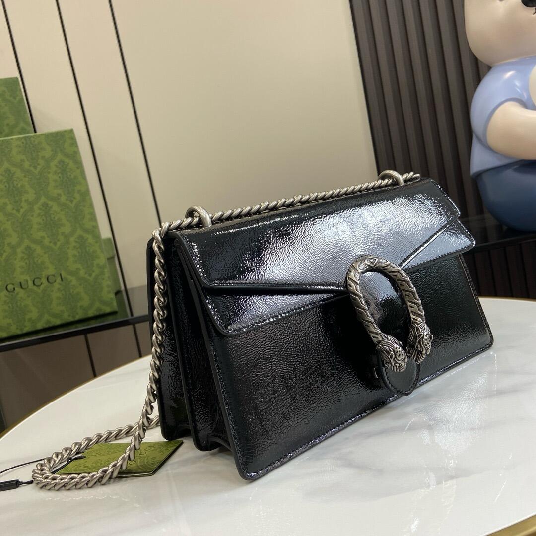 GG Dionysus small shoulder bag, Black 795005