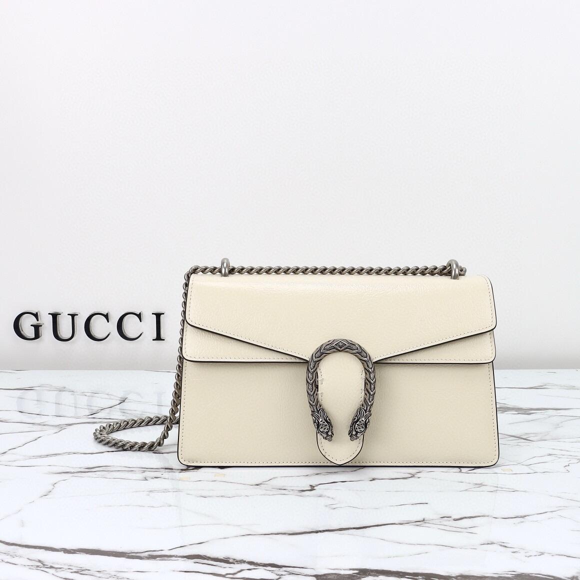 GG Dionysus small shoulder bag, White795005