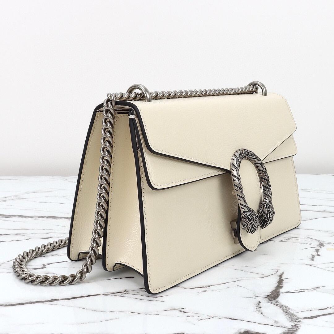 GG Dionysus small shoulder bag, White795005