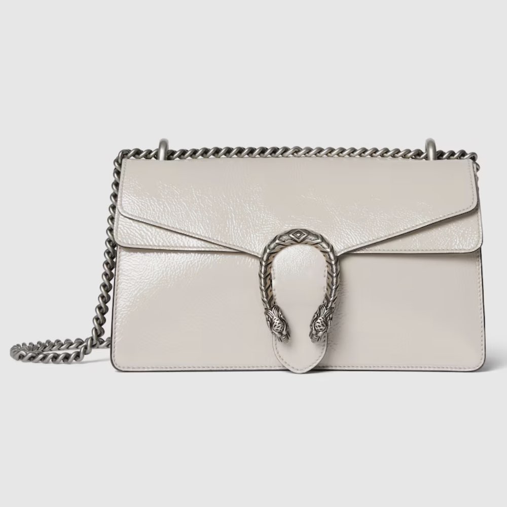 GG Dionysus small shoulder bag, White795005