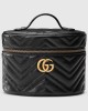 GG Marmont top handle bag, Black 611004