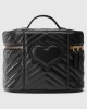 GG Marmont top handle bag, Black 611004