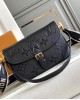 Diane, Black, Monogram Empreinte Leather, M46386